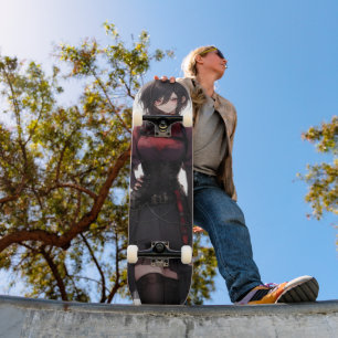 Skateboard Fantasy Anime Bonito Chica