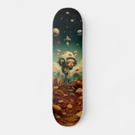 Skateboard Fantasy wall art skateboard. 