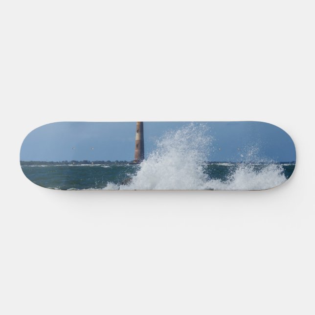 Skateboard Faro de Morris Island Splash (Horz)