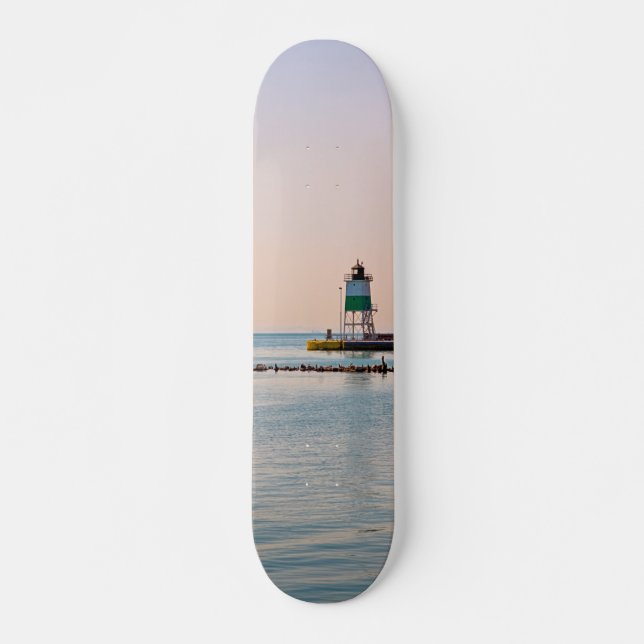 Skateboard Faro Sudeste del Puerto de Chicago (Anverso )