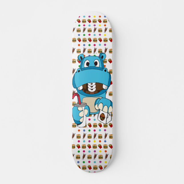 Skateboard Fatso el hipopótamo (Anverso )