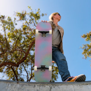 Skateboard Faux Holographic Ripple Glass Textura