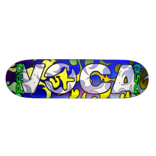 Skateboard Favorable blanco Skatedeck del diseño de Voca