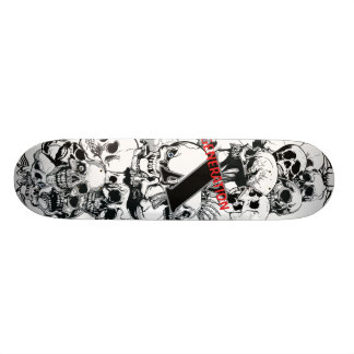 Skateboard Favorable cubierta del cráneo de la generación X