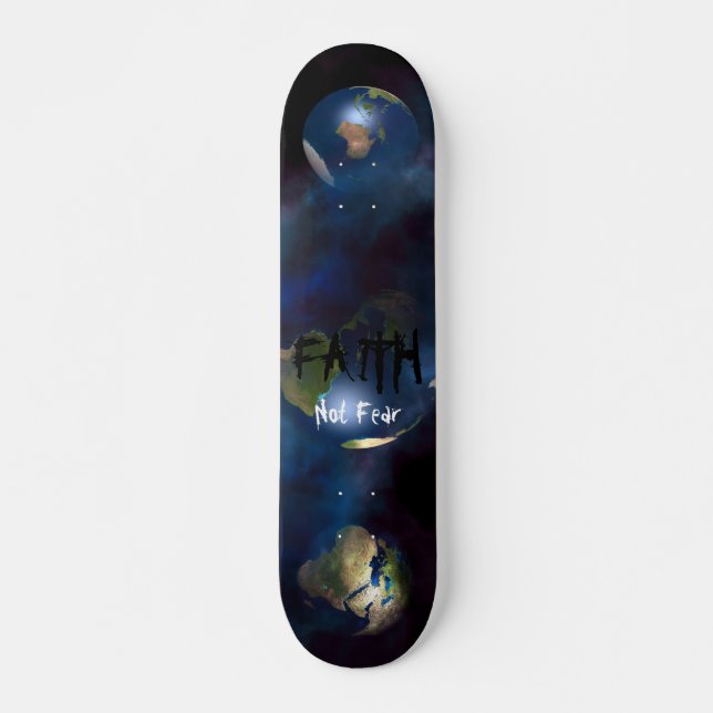 Skateboard Fe cristiana (Anverso )