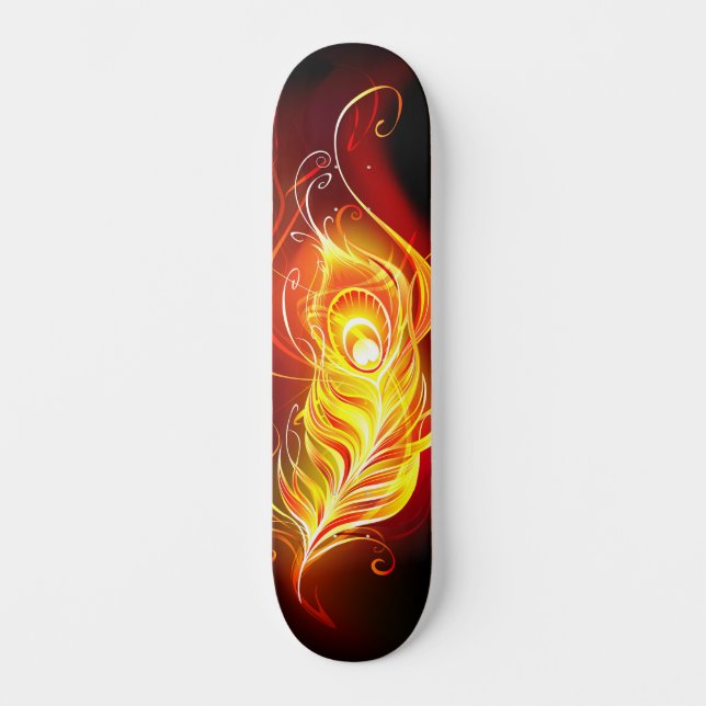 Skateboard Feather Peacock (Anverso)