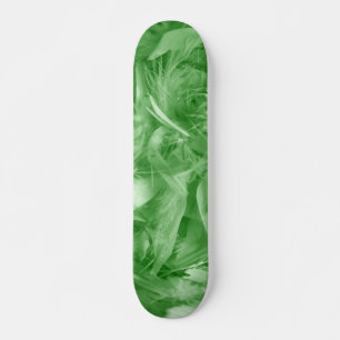 Skateboard Feathers verdes