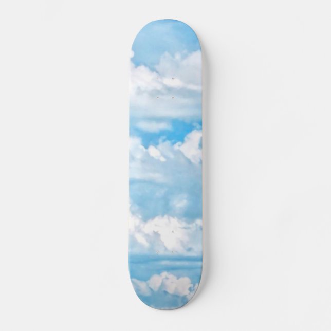 Skateboard Felices nubes soleadas (Anverso)