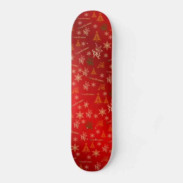 Skateboard feliz navidad (Anverso)