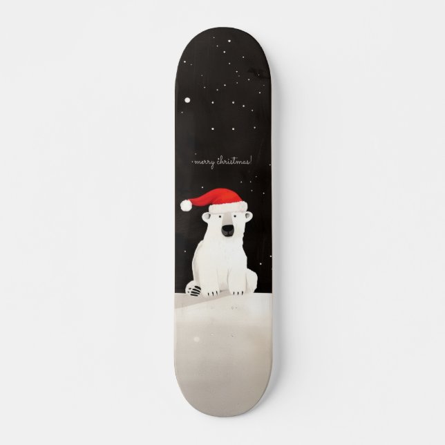 Skateboard ¡Feliz Navidad Oso Polar! (Anverso )
