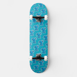 Skateboard Feliz Pegatina de ballenas de Kawaii - amigo íntim