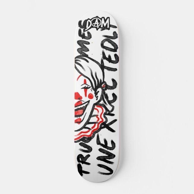 Skateboard femenino de payaso de Taydam (Anverso)