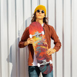 Skateboard Fénix mítico en ascenso desde la tabla de patinaje<br><div class="desc">El mítico Phoenix Rising de la patineta Flames,  experimente el calor del Phenix con nuestro audaz y vibrante diseño de skateboard</div>