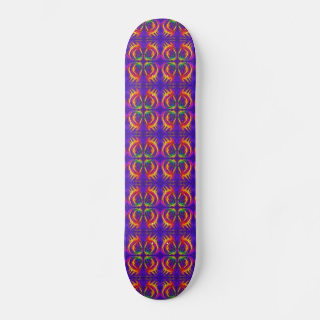 Skateboard Feroe Trama Tribal (Anverso)