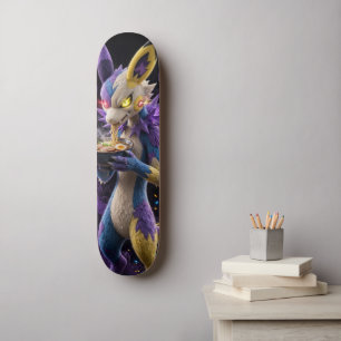 Skateboard Festín de Ramen de Zorro Eléctrico