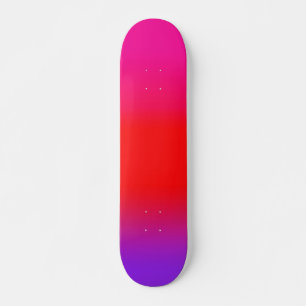 Skateboard Festividad Magenta Rojo Morado Ombre