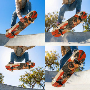 Skateboard "Fetch" Bulldog francés 7 3/4" cubierta para skate