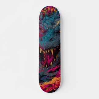 Skateboard Fierce Dragon Graffiti Street - Edición limitada