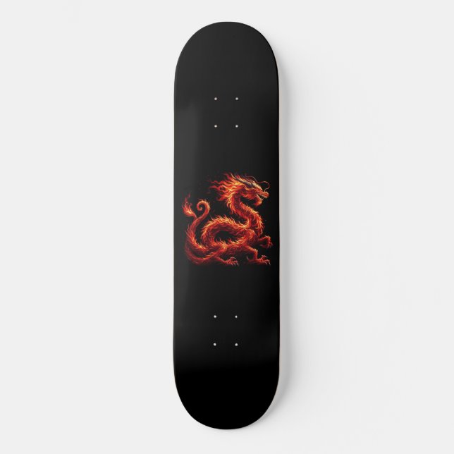 Skateboard Fiery Dragon (Anverso)