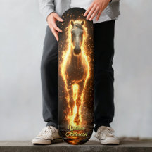 Fiery Glowing Horse