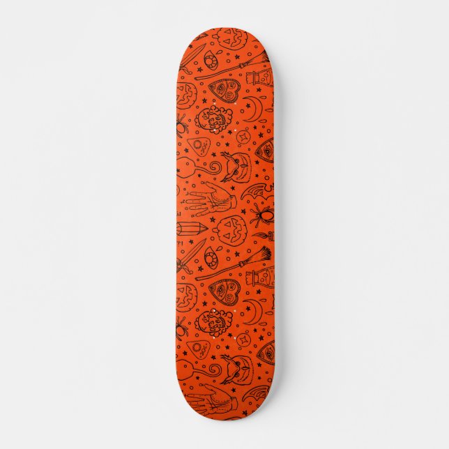 Skateboard Fiesta de Halloween (Anverso )