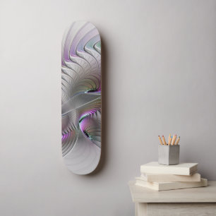Skateboard Figura moderna abstracta y tímida de fantasía Arte