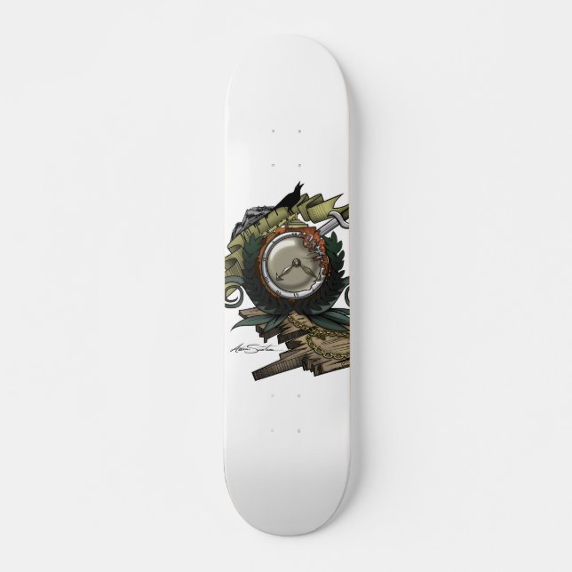 Skateboard Fin Del Tiempo (Anverso )