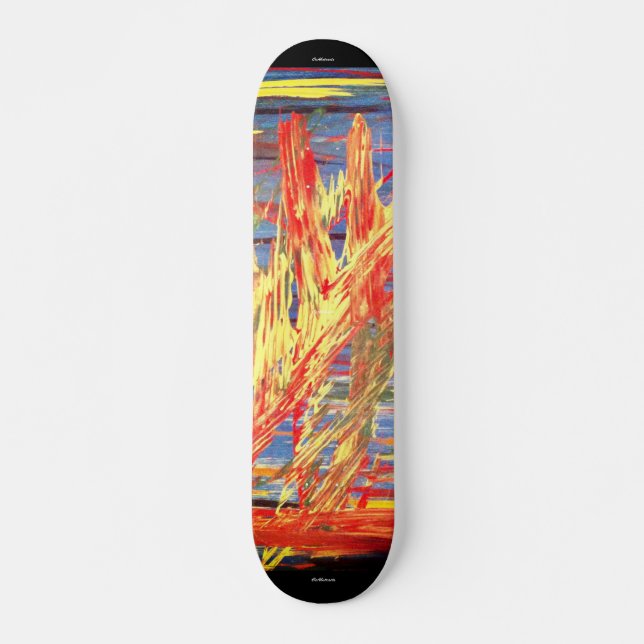 Skateboard "Fire Dance" (Anverso )