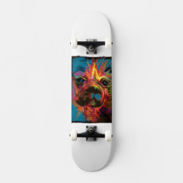 Skateboard fire dog