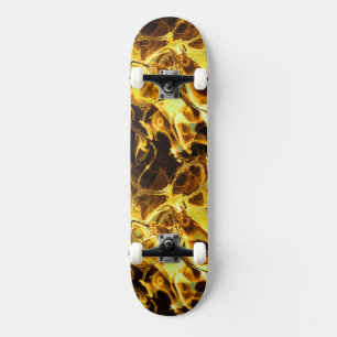 Skateboard Fire Fractal Art 4