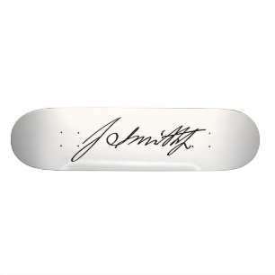Skateboard Firma manuscrita del profeta mormón Joseph Smith
