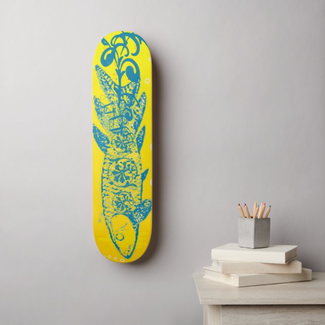 Skateboard FishBone (Arte de la pared)