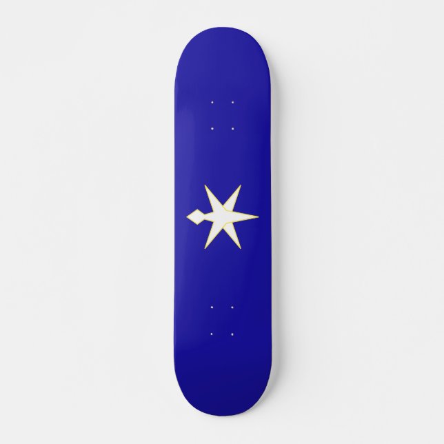 Skateboard Flag of Chiba Prefecture, Japan (Anverso )