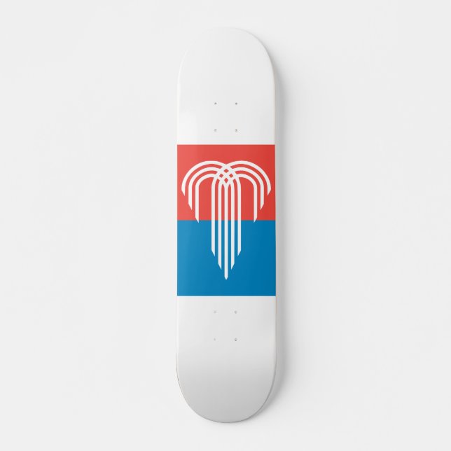 Skateboard Flag of Kansas City, Missouri (Anverso )