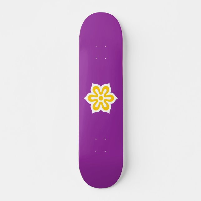 Skateboard Flag of Kyoto Prefecture, Japan (Anverso )