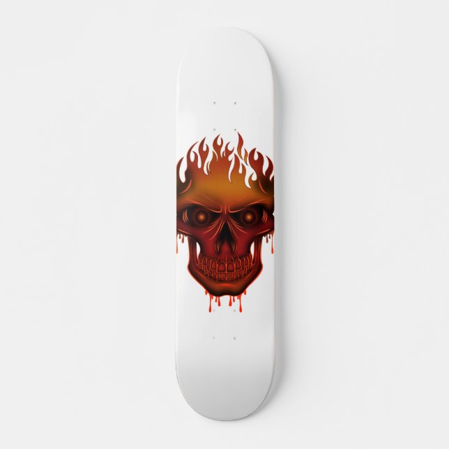 Skateboard Flame Skull (Anverso )