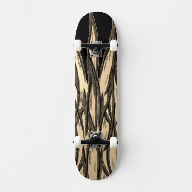 Skateboard Flames de Tan (Anverso)