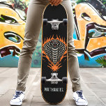 Skateboard Flaming Cobra Snake Custom Name<br><div class="desc">Flaming Cobra Snake Custom Name skateboard</div>