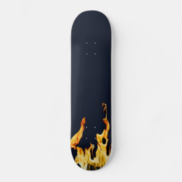 Skateboard Flammen Flamme Flame Flames Feuer Fire blue