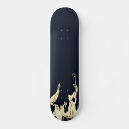 Skateboard Flammen Flamme Flame Flames Feuer Fire blue Skateb