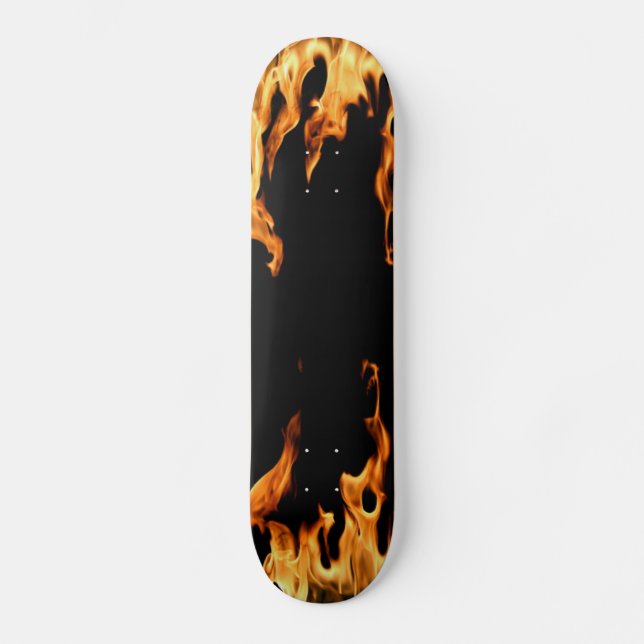Skateboard Flammen – Flamme – Flame – Flames – Feuer – Fire S (Anverso)