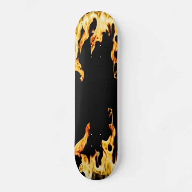 Skateboard Flammen – Flamme – Flame – Flames – Feuer – Fire S (Anverso)