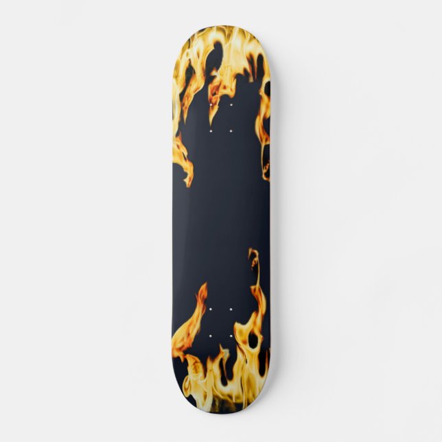 Skateboard Flammen – Flamme – Flame – Flames – Feuer – Fire S (Anverso)