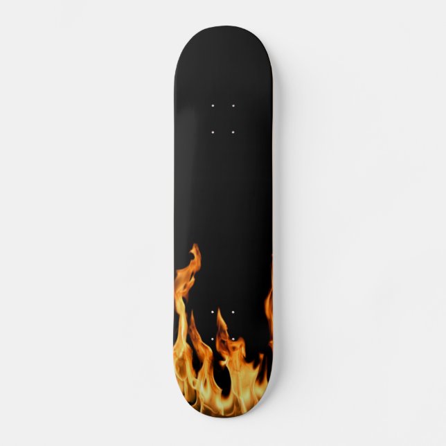 Skateboard Flammen - Flamme - Llama - Flamas - Flamer - Fuego (Anverso)