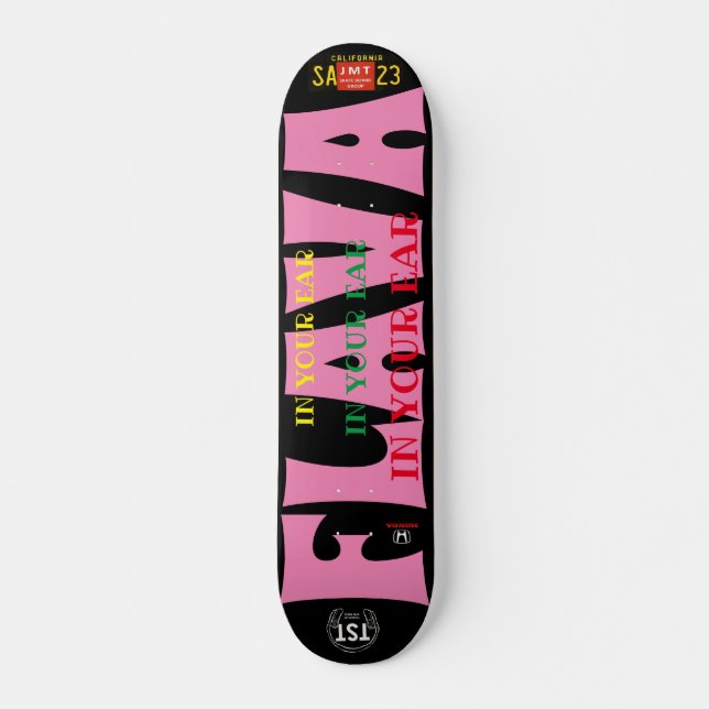 SKATEBOARD FLAVA EN LA PISTA DE PLANTA DE 3/4" JMT 7 OAR (Anverso )