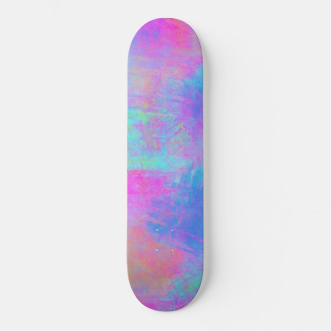 Skateboard Flechas multicolores brillantes (Anverso)