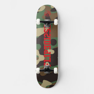 Skateboard Flip Side For The Real Skateboarders Camo