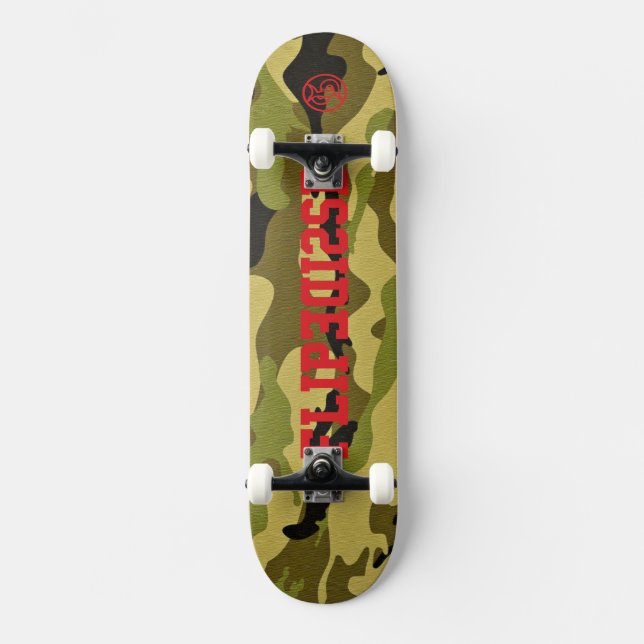 Skateboard Flip Side For The Real Skateboarders Camo (Anverso)