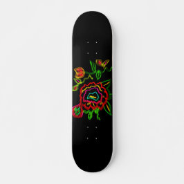 Skateboard Flor abstracta