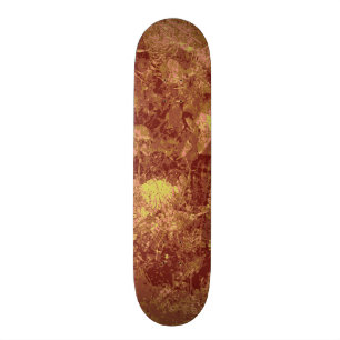Skateboard Flor amarilla contra modelo del camuflaje de la